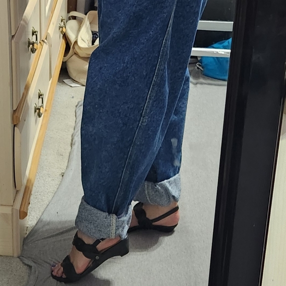 LONDON FOG Cally Vegan Faux Leather Black Kitten Heels Sandals Slippers Shoes - Picture 4 of 16